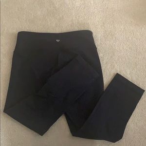 wunder under cropped leggings in navy